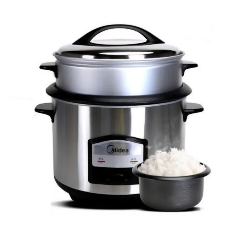 Midea 2.3L Gross / 1.8L Net Rice Cooker – MG-TH657A, 750W, Stainless Steel | 2000 Series