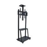Multi-Functional Mobile TV Trolley Stand With Wheels – Heavy-Duty Floor Cart for 32–75” LED/LCD Screens