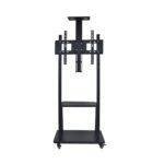 Multi-Functional Mobile TV Trolley Stand With Wheels – Heavy-Duty Floor Cart for 32–75” LED/LCD Screens
