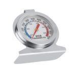 Stainless Steel Oven Thermometer with Fast Reading Analog Dial – 50°C to 300°C (100°F–600°F), Hang or Stand Design