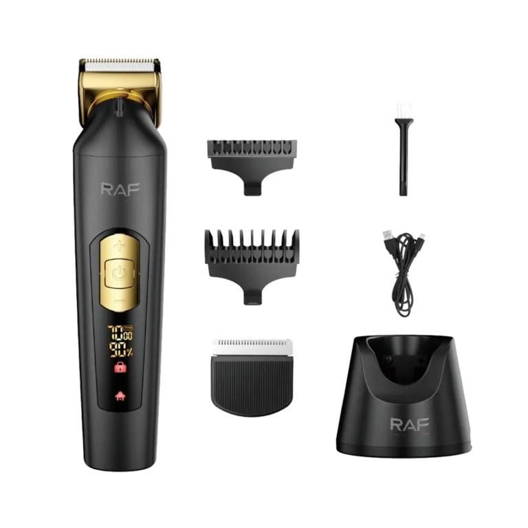 Rechargeable RAF R.4201 Electric Hair Trimmer | LCD Display, 700mAh