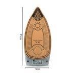 RAF R.1258 Mini Electric Dry, Steam Iron – 1000W, Non-Stick Soleplate, Foldable Handle