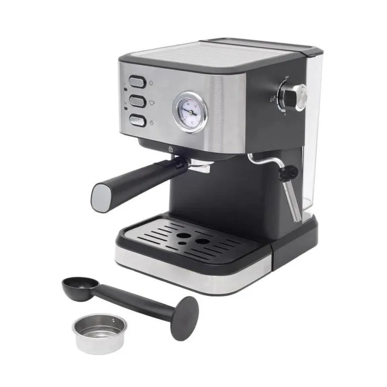 Saachi NL-COF-7073 Coffee Maker – 20 Bar Pump, 1.5L Tank, Milk Frother, Warming Plate, 1050W – Espresso & Cappuccino Machine