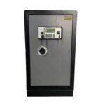 Fireproof Fingerprint & Key Security Safe Box – Waterproof Alloy Steel Locker