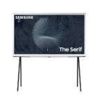 Samsung 55 Inch The Serif QLED 4K Smart TV – I-Shaped Iconic Design, Matte Anti-Reflection Display, 120Hz, Quantum HDR, Detachable Easel Stand
