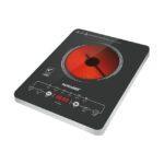 Sonashi SIS-015C Single Infrared Ceramic Cooker – 2000W, Touch Control, 10 Power Levels, Portable – Black