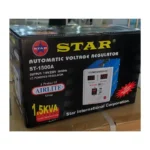 STAR ST-1500A 1.5KVA Automatic Voltage Regulator – Dual Output (110V/220V), Fuse Protected