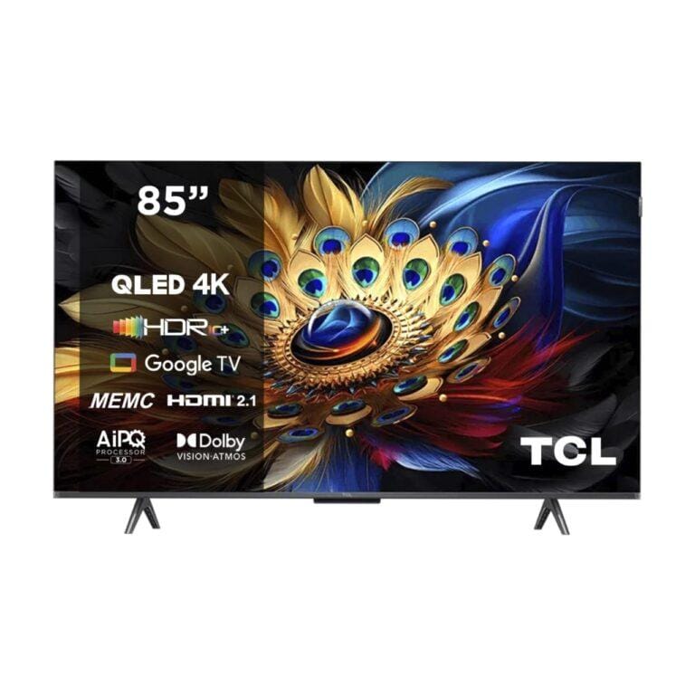 TCL 85-Inch 4K UHD QLED Smart Google TV – 85C645 | Dolby Vision & Atmos | 120Hz Game Accelerator