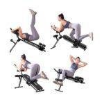 Multifunctional Adjustable Abdominal Workout Machine – Foldable Sit-Up & Core Trainer with 3 Incline Levels, Electronic LCD Counter & 150KG Load Capacity – Durable Full-Body Fitness Bench