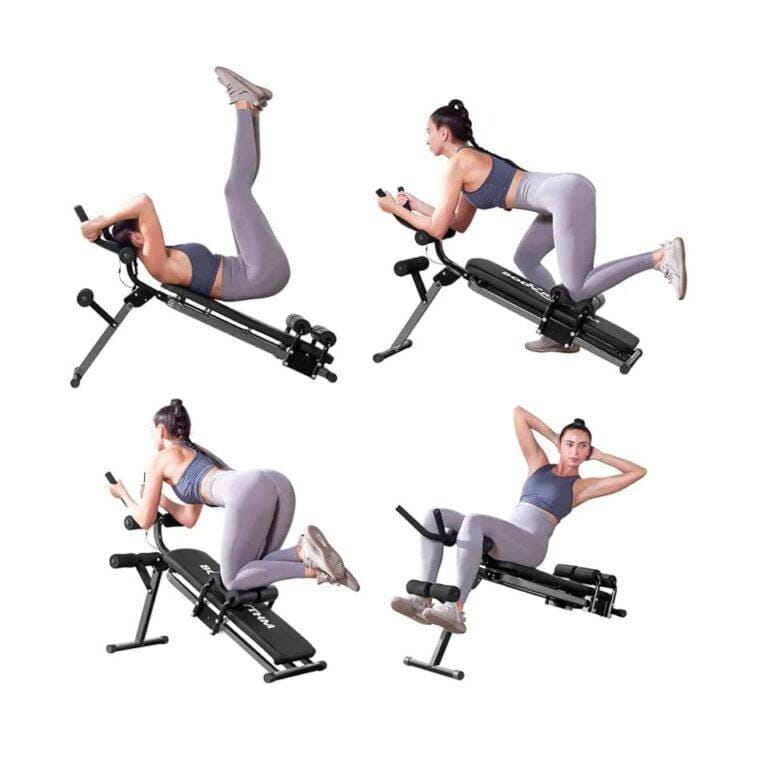 Multifunctional Adjustable Abdominal Workout Machine – Foldable Sit-Up & Core Trainer , LCD, 150KG Load Capacity – Durable Full-Body Fitness Bench