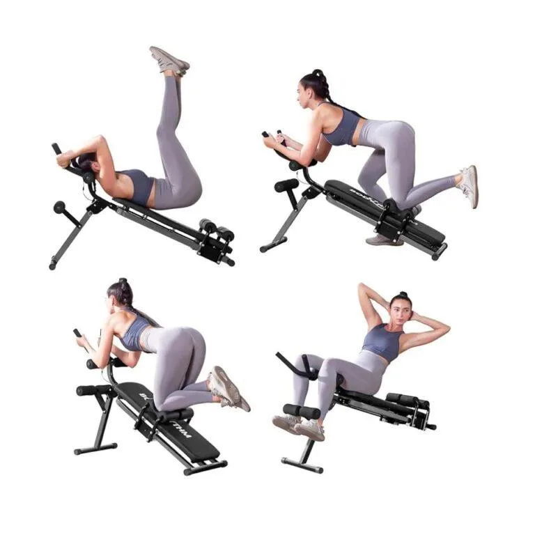 Multifunctional Adjustable Abdominal Workout Machine – Foldable Sit-Up & Core Trainer , LCD, 150KG Load Capacity – Durable Full-Body Fitness Bench