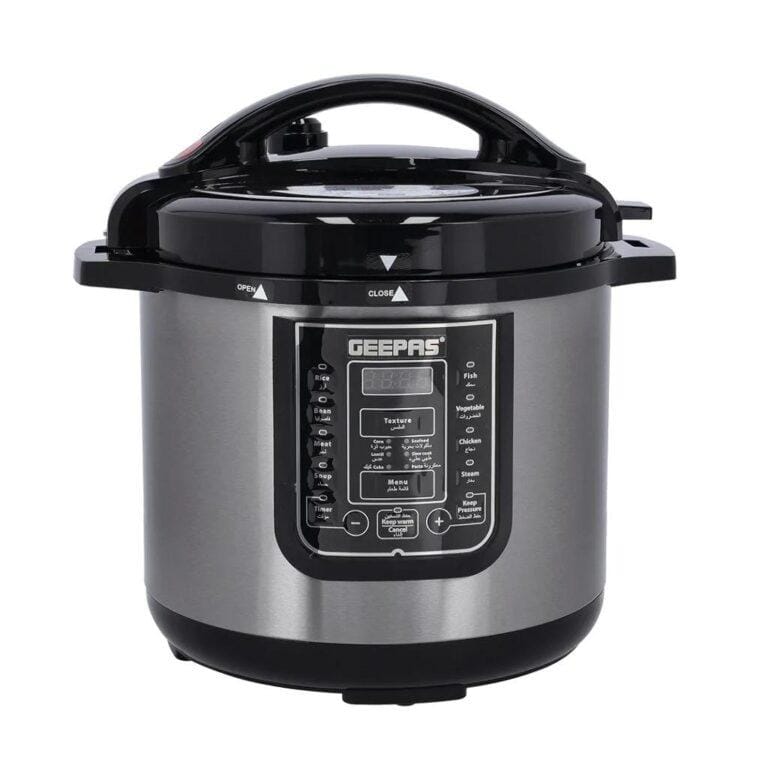Geepas GMC35030 12L Electric Pressure Cooker & Multi-Cooker – 1600W, 14 Smart Programs With Steam Option