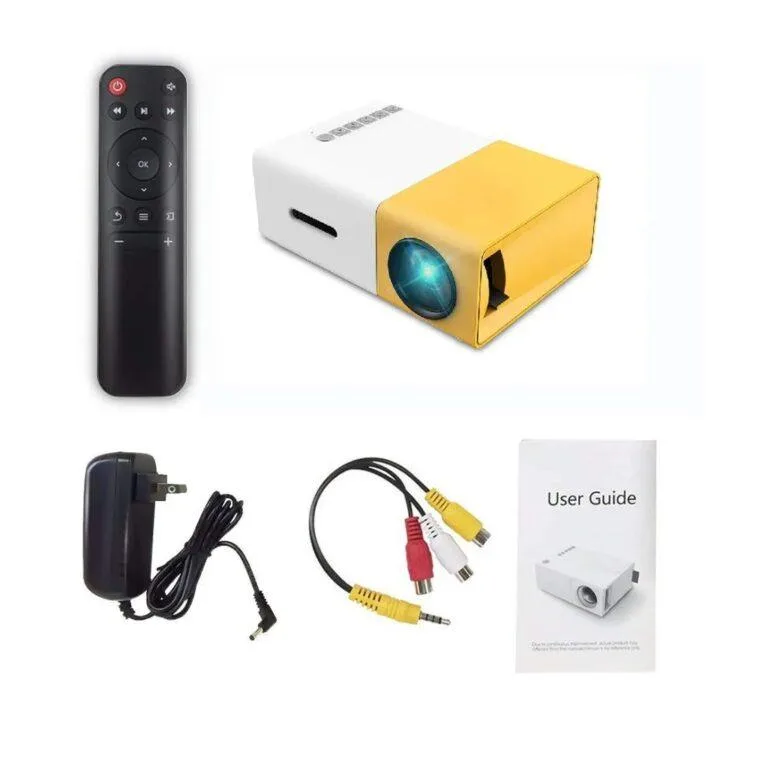 Mini LED Projector – Portable 1080P Full HD