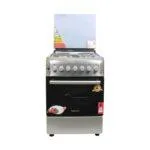 Blueflame Full Electric Cooker 60x60cm S6004ERF, Electric Oven & Grill with Rotisserie, Turbo Fan, Thermostat & Glass Lid