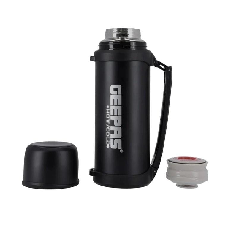 Geepas GSVB4113N 2.2L Stainless Steel Vacuum Flask – Hot & Cold, Leakproof, Lightweight, BPA-Free