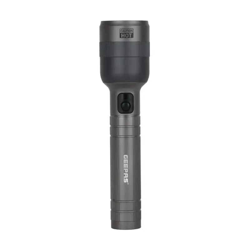 Geepas GFL51081Z Digital Zoomable LED Flashlight Torch