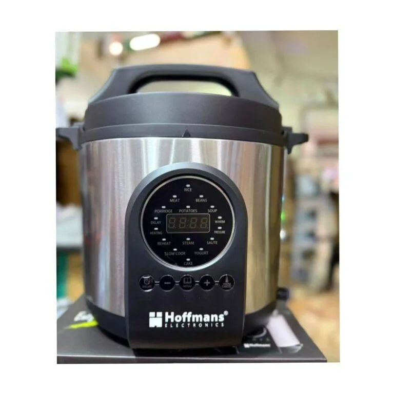 Hoffmans HM-722 12-in-1 Digital Electric Pressure Cooker – 6L, 1200W, With Steaming Function