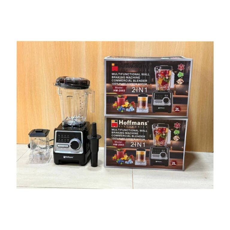 Hoffmans HM-2065 2-in-1 Multifunctional Commercial Blender 2L, 2000W