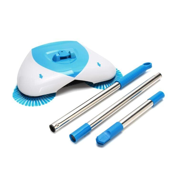 Hurricane Spin Broom – Cordless Lightweight Sweeper with Triple-Brush Technology for Hard Floors
