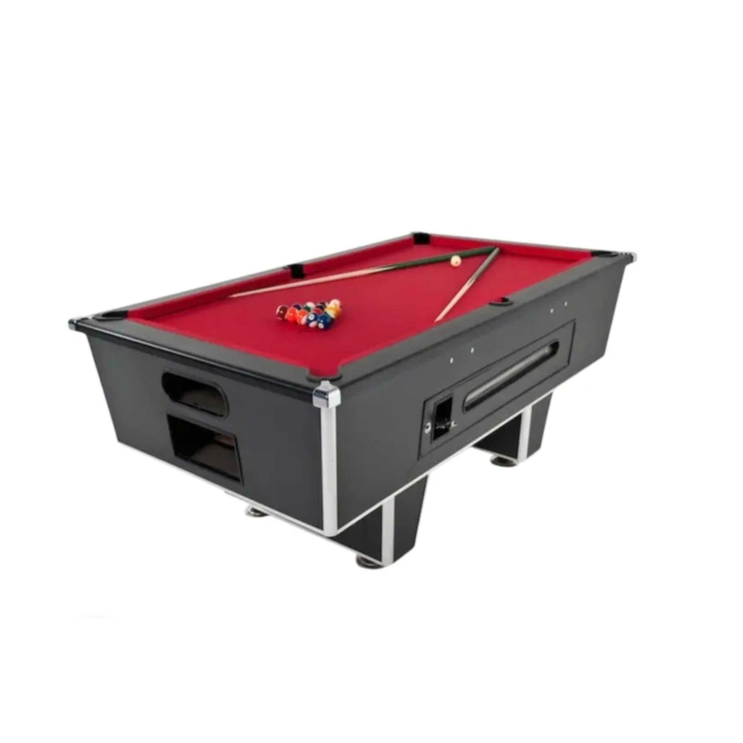 Coin Operated Marble Slate Pool Table – Full Set - Fairprice Mall