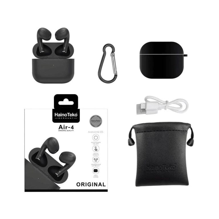 Haino Teko Air-4 Original Bluetooth Earbuds – Wireless In-Ear, Bluetooth 5.0, 9h Playback