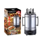 Sokany SK-6111 1000W Electric Barbecue Grill with 6 Skewers, Kebab Maker