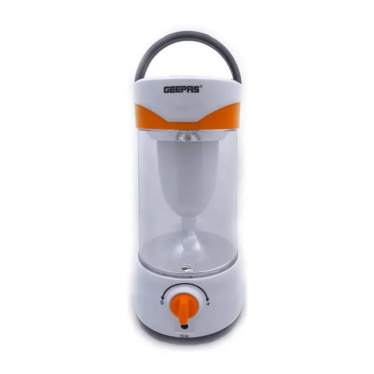 Geepas GSE5589 Rechargeable Solar LED Lantern Lamp | 25 Hours Working | Camping & Emergency Use