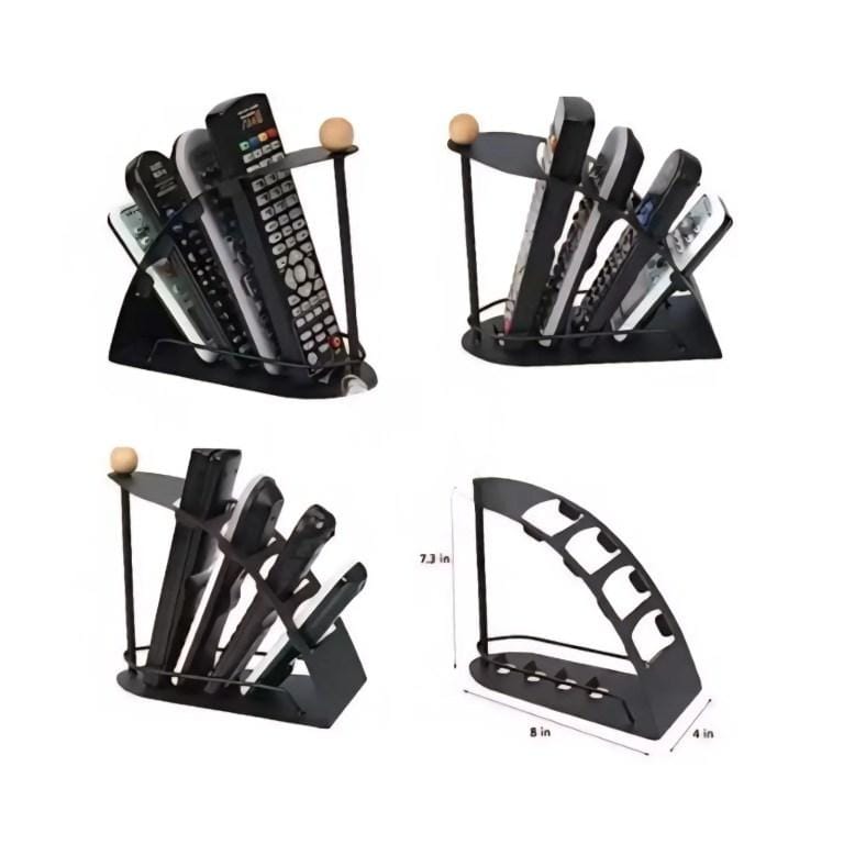 Tv Remote Control Organizer Caddy – Space-Saving TV Remote Stand ...
