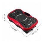 Vibration Plate Full Body Exercise Machine with Resistance Bands, Remote Control