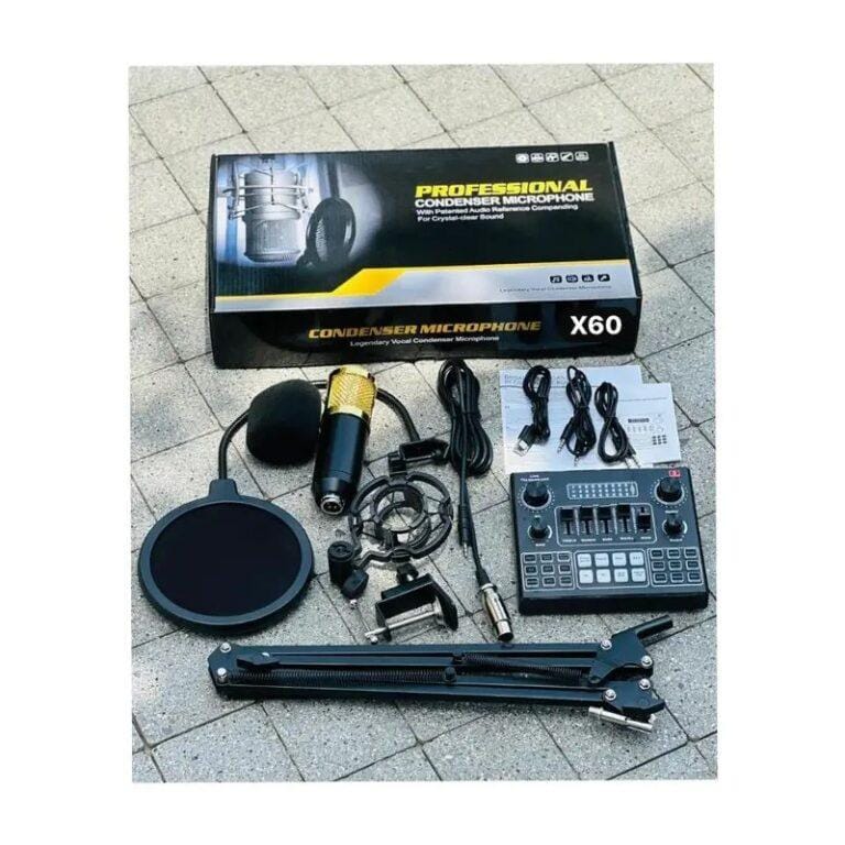 X60 Professional Condenser Microphone Kit