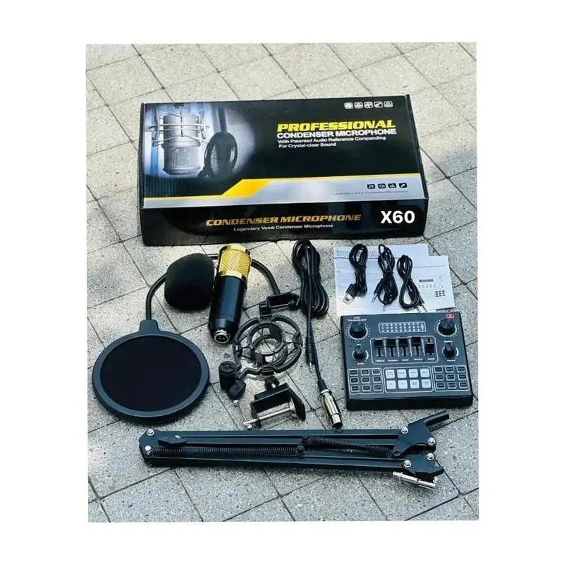 X60 Professional Condenser Microphone Kit