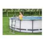 4.27m x 1.22m Large Swimming Pool – Blue & Gray - Image 2
