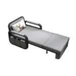 5x6 Convertible Folding Sofa Bed with Integrated Storage – Compact Sofa, Sleeper Couch, and Armrest Chair