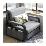5x6 Convertible Folding Sofa Bed with Integrated Storage – Compact Sofa, Sleeper Couch, and Armrest Chair