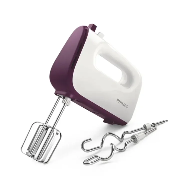 Philips HR3740/11 Viva Collection Hand Mixer – 400W, 5 Speeds + Turbo, Deep Purple