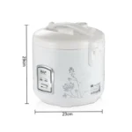 RAF R.180 5L Electric Rice Cooker – Non-Stick Inner Pot, Keep Warm Function