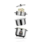 Saachi 2.8L Rice Cooker With Steamer NL-RC-5181-BK - Image 2