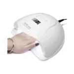 SUN X5 Plus UV LED Nail Lamp – 80W High-Power Gel Nail Dryer with Auto Sensor & 4 Timers for Manicure & Pedicure