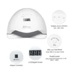 SUN X5 Plus UV LED Nail Lamp – 80W High-Power Gel Nail Dryer with Auto Sensor & 4 Timers for Manicure & Pedicure