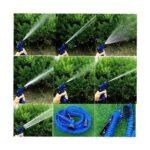 30m/100ft Expandable Magic Garden Hose Pipe – No-Kink Hose with 8-Function Spray Gun