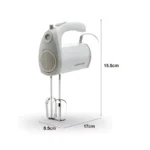 Kenwood Hand Mixer 300W – HMP20.000WH | 5-Speed Electric Mixer with Turbo Function & Twin Beaters