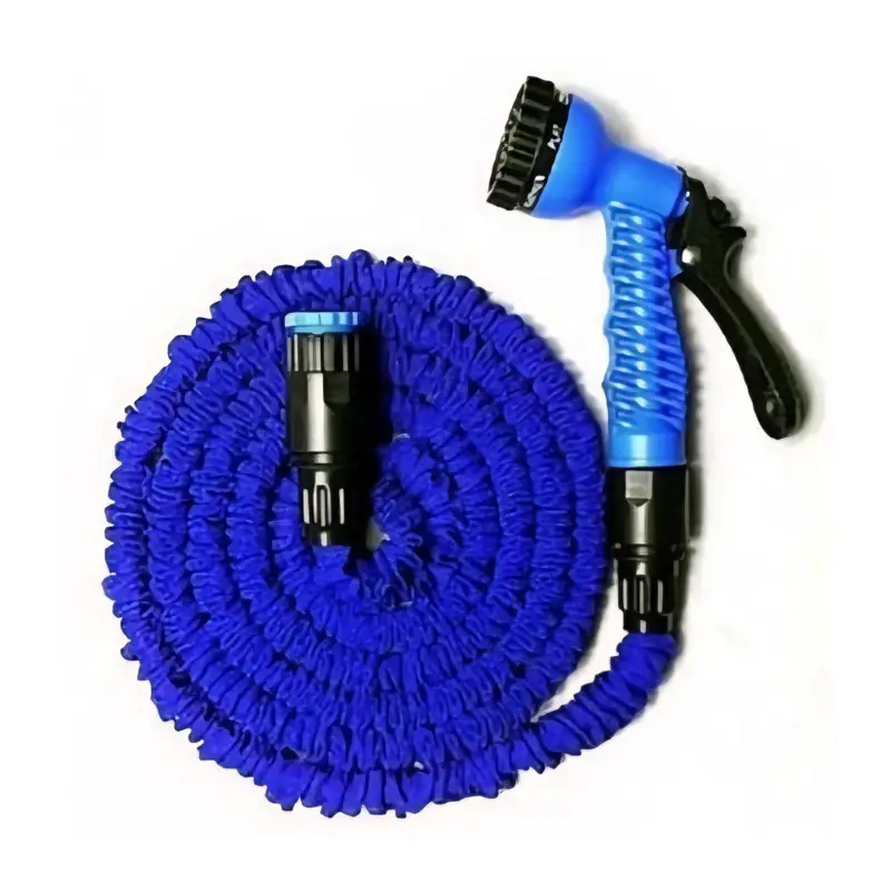 Expandable Magic Garden Hose Pipe 30m/100ft – No-Kink Hose with 8-Function Spray Gun