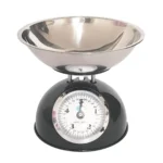 MK24628 Mechanical Kitchen Scale 5kg – Retro Analog Platform Scale with Stainless Steel Bowl | Accurate Food Measuring Tool
