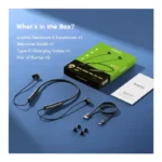 Oraimo Necklace 5 Wireless Neckband Earphones OEB-E611 – 30dB Active Noise Cancellation, 40-Hour Playtime