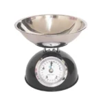 MK24628 Mechanical Kitchen Scale 5kg – Retro Analog Platform Scale with Stainless Steel Bowl | Accurate Food Measuring Tool