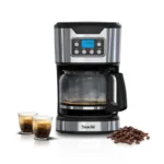 Saachi NL-COF-7074 12-Cup Programmable Drip Coffee Maker – 1.8L Glass Jar, LCD Display, 900W