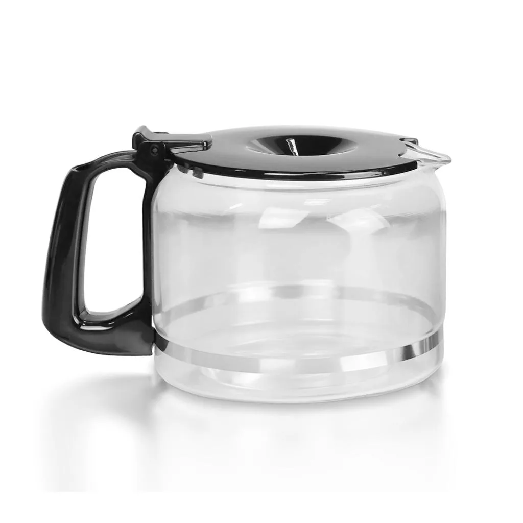 Saachi NL-COF-7074 12-Cup Programmable Drip Coffee Maker – 1.8L Glass Jar, LCD Display, 900W