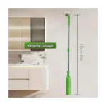 2-in-1 Self-Wringing Microfiber Mop – 360° Rotating Adjustable Handle Wet & Dry Floor Cleaner
