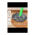 2-in-1 Self-Wringing Microfiber Mop – 360° Rotating Adjustable Handle Wet & Dry Floor Cleaner