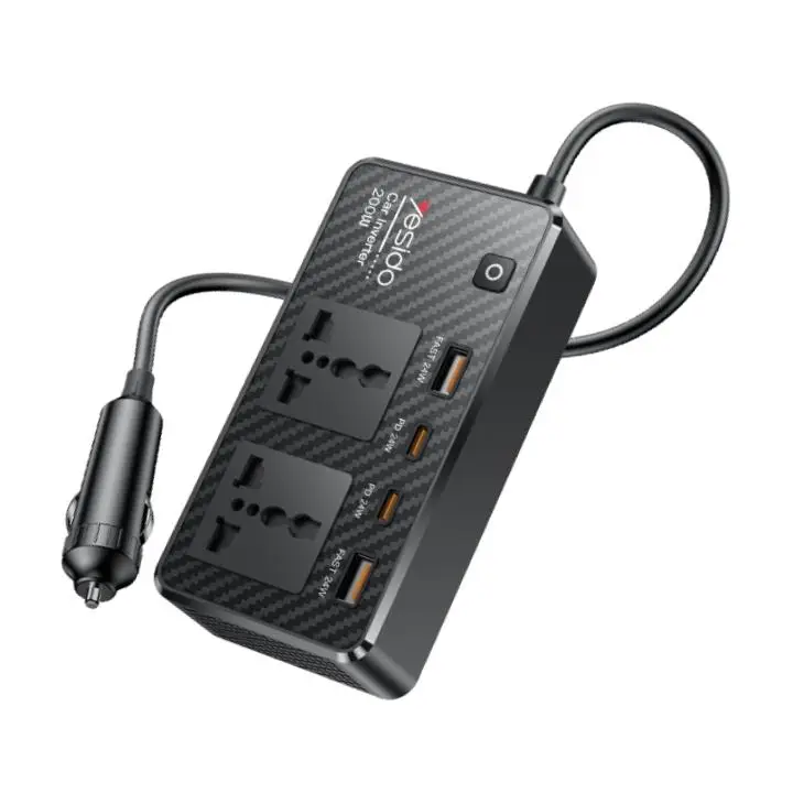 Yesido VC07 200W Power DC To AC Car Inverter